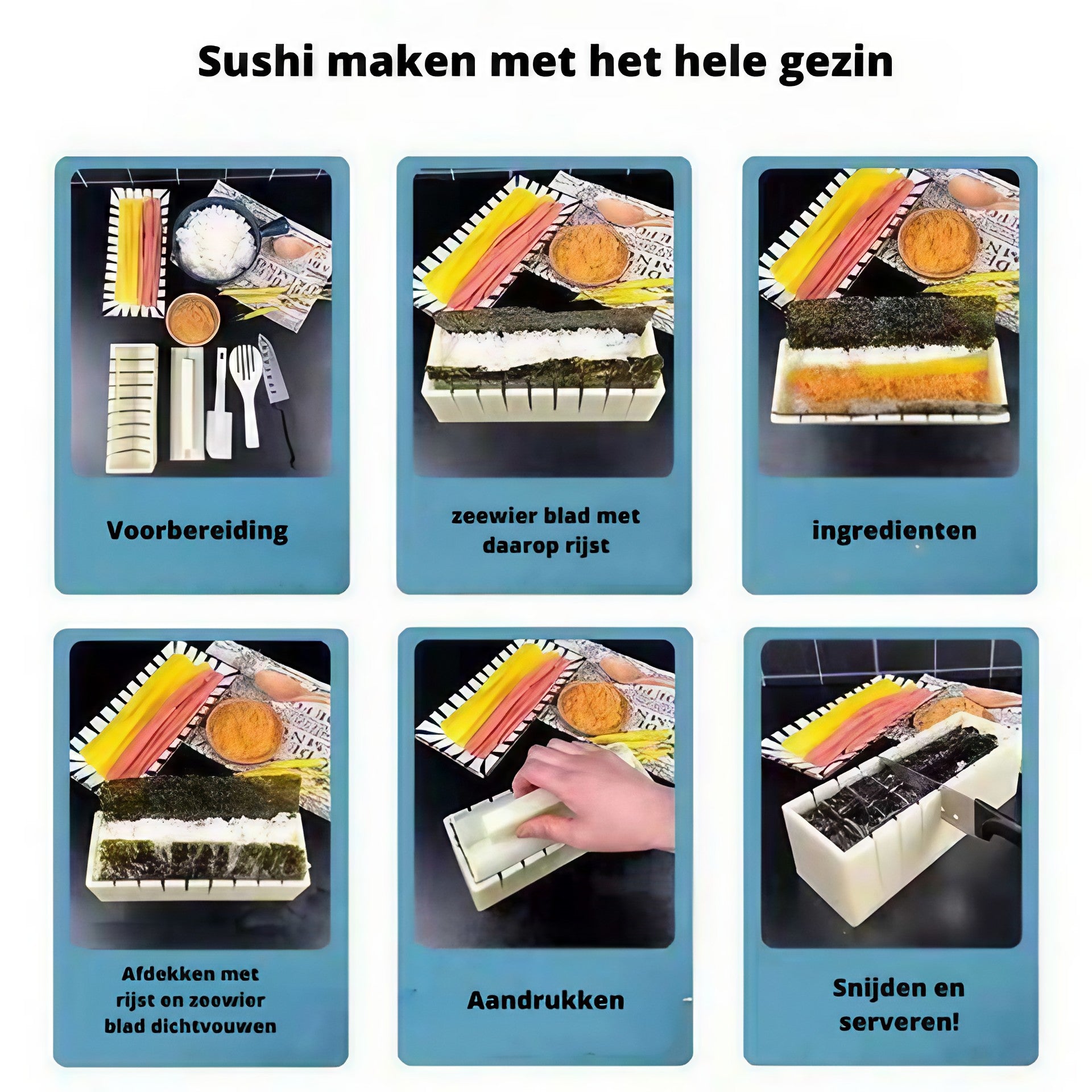 Sushimaster™ Pro | De perfecte sushi's in een handomdraai