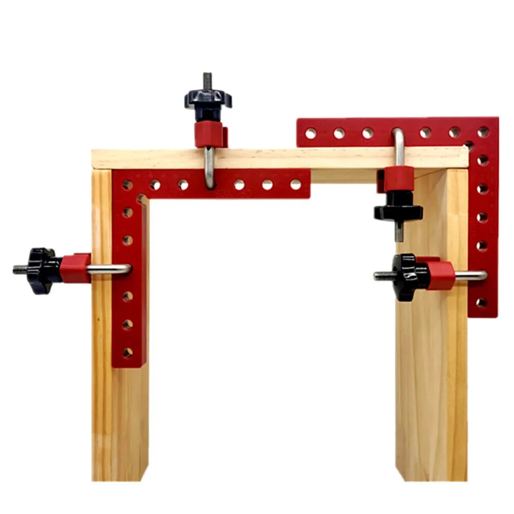 Fotolijstklem, verstelbare hoek riemklem met 4 clips Houtbewerkingsframe klem riemhouder Fotolijstklem, verstelbare hoek riemklem met 4 clips Houtbewerkingsframe klem riemhouder