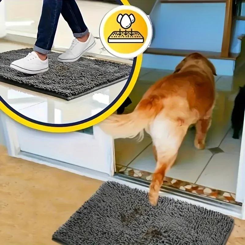 Absorba - Microfiber honden deurmat snel droog en vuilabsorberend