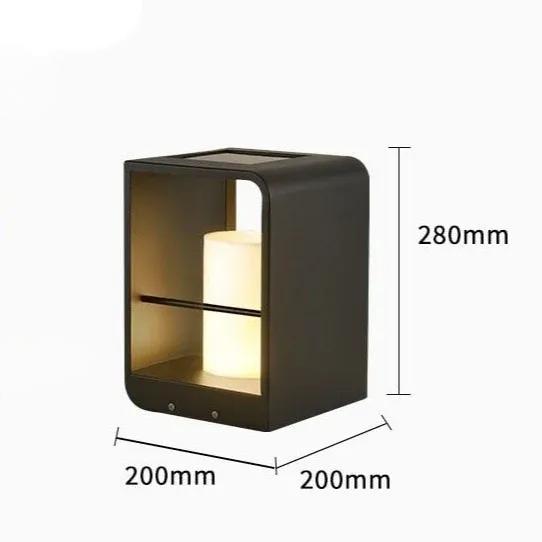 Elora - Waterdichte LED tuinlamp voor buiten met zonne-energie