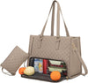 Variant image for Luxe Lederen Schoudertas Dames - 3-in-1 Handtas Met Geïsoleerd Compartiment-4
