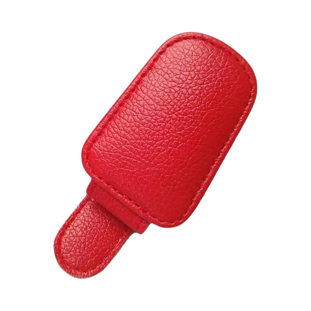 Variant image for Multifunctionele Auto Zonnebrilhouder - Magnetische PU Lederen Clip voor Veiligheid en Gemak-2