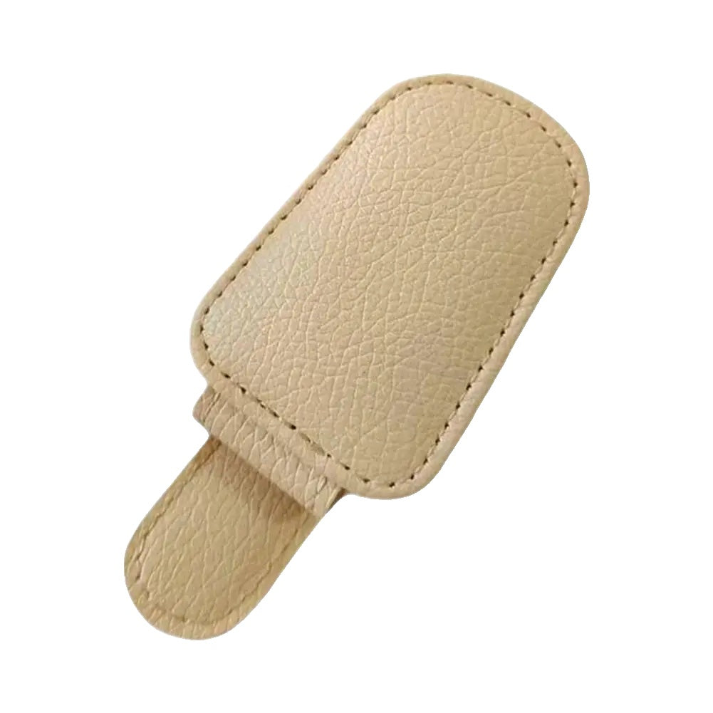 Variant image for Multifunctionele Auto Zonnebrilhouder - Magnetische PU Lederen Clip voor Veiligheid en Gemak-3