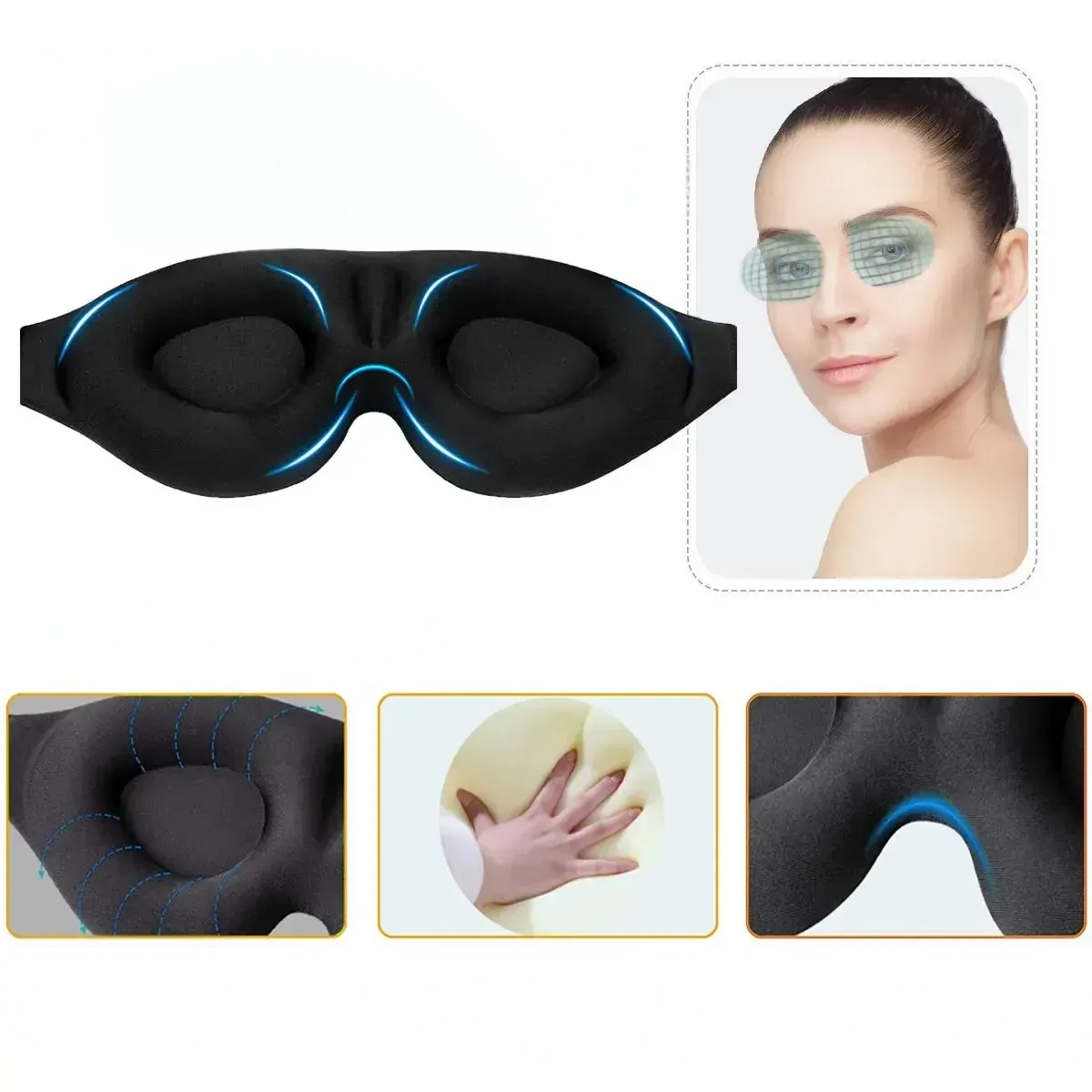 Nighter - Oogmasker voor slapen met lichtblokkering