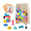 Creatief Houten Tetris 3D Puzzle voor Kinderen - Ontwikkel Vaardigheden 0