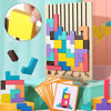 Creatief Houten Tetris 3D Puzzle voor Kinderen - Ontwikkel Vaardigheden 2