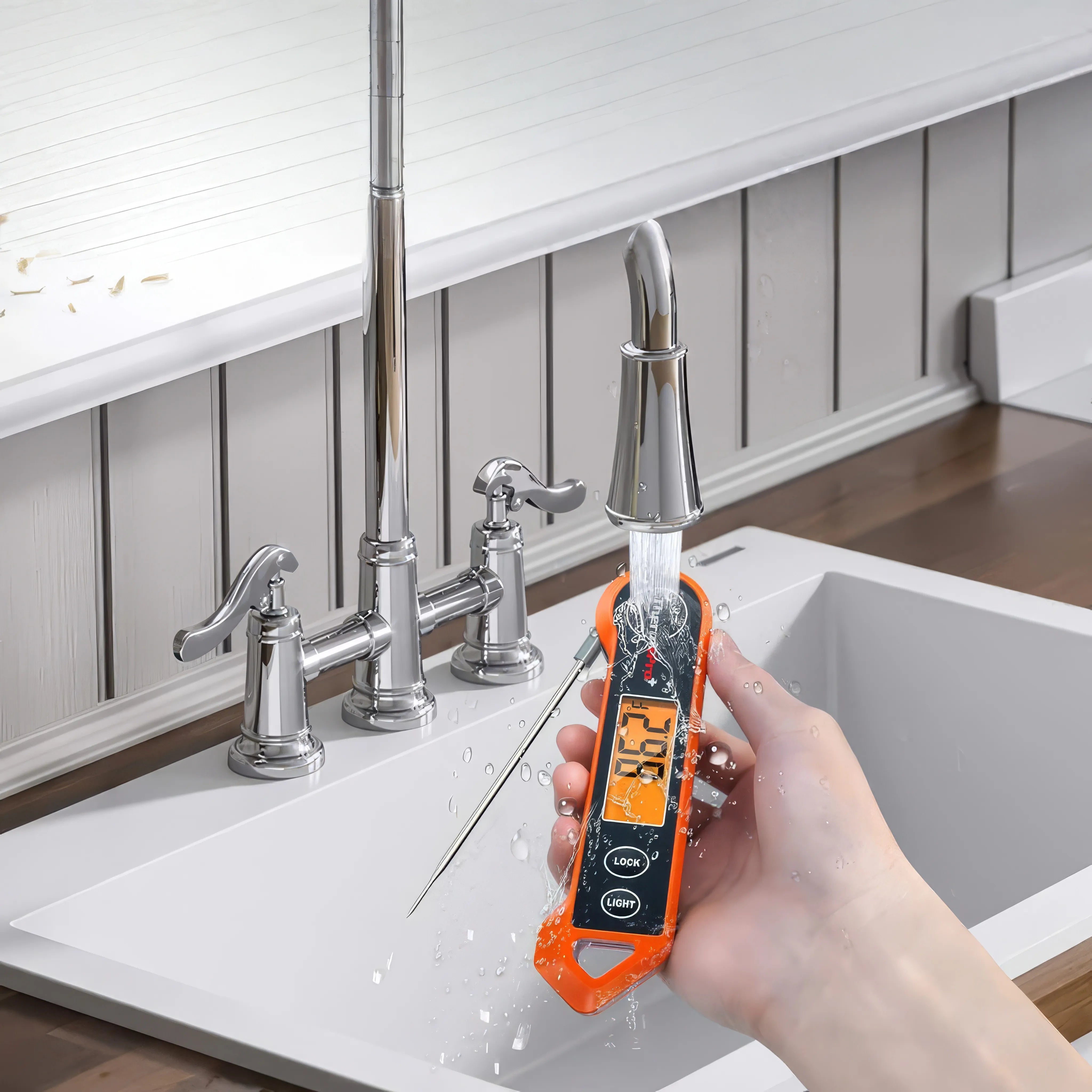 Digitale Vleesthermometer - Waterdicht en Verlicht Display voor Nauwkeurige Metingen 2