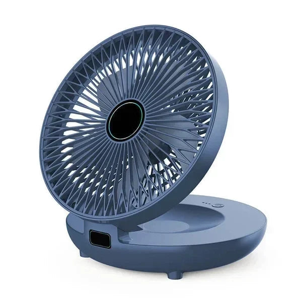 Draagbare Wandventilator met Fluistermodus en 3 Snelheden voor Persoonlijk Comfort 0