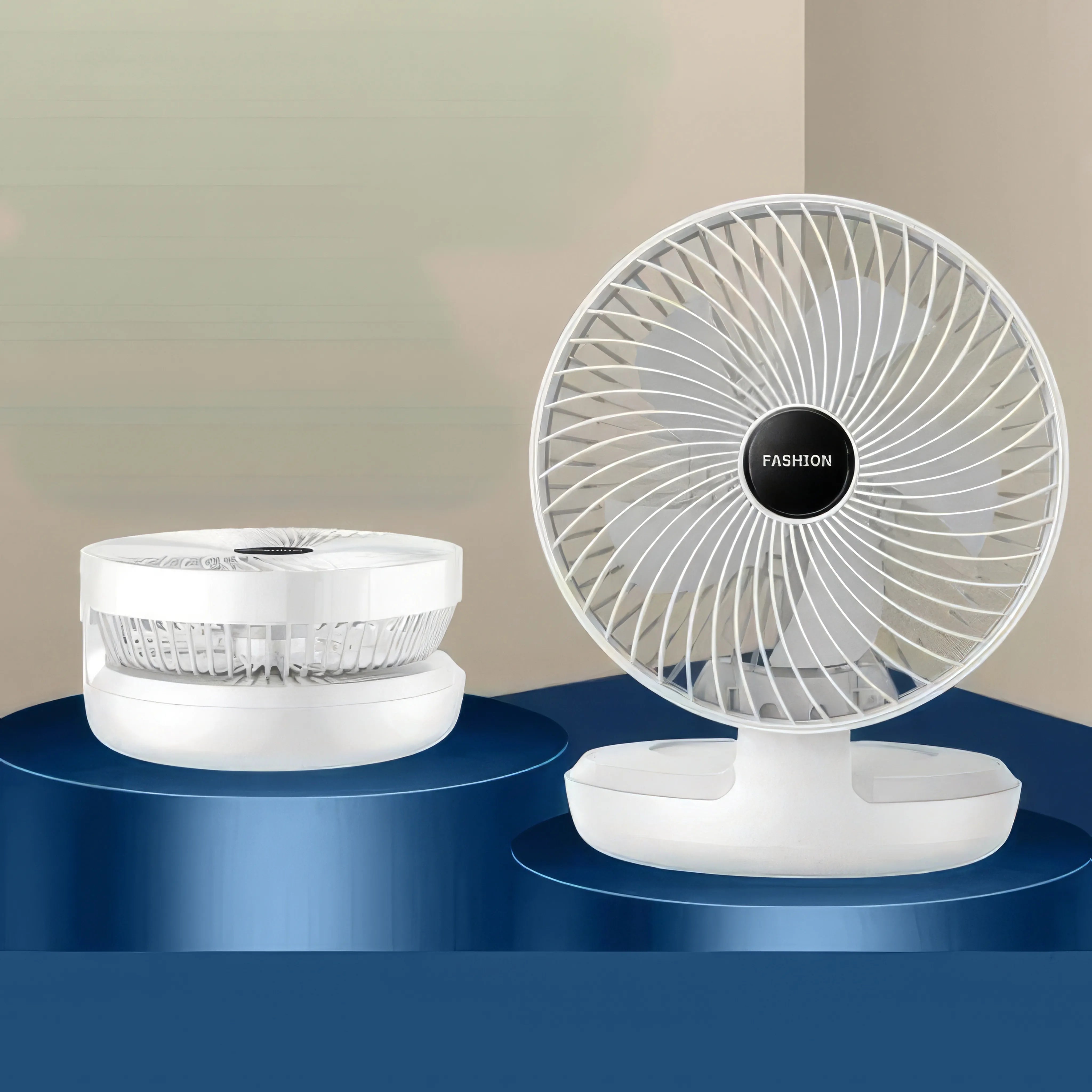 Draagbare Wandventilator met Fluistermodus en 3 Snelheden voor Persoonlijk Comfort 1