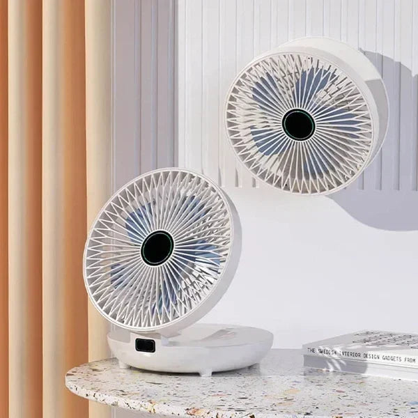 Draagbare Wandventilator met Fluistermodus en 3 Snelheden voor Persoonlijk Comfort 6