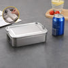 Duurzame RVS Lunchbox - 3-in-1 Set voor Snacks en Maaltijden, 850-1400 ml 6