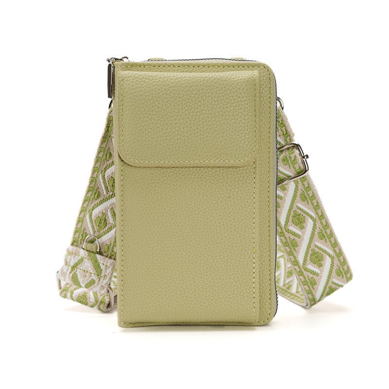 Elegante Leren Schoudertas Dames voor Smartphones en Kaarten - Stijlvol en Functioneel 6
