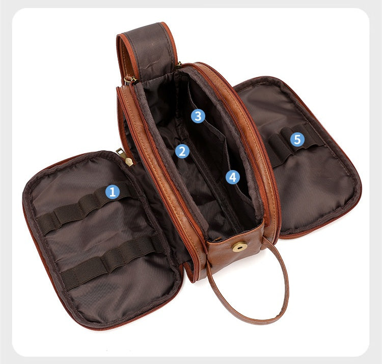 Klaeon – Heren Schoudertas – Waterdicht en Ruim voor Veilig Reizen 2