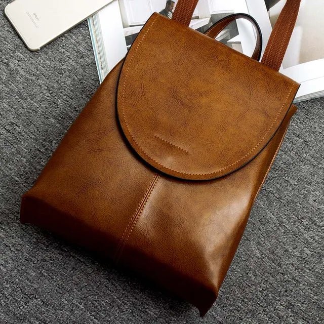 Luxe Dames Lederrucksack met Ruime Binnenruimte en Verstelbare Schouderbanden 3