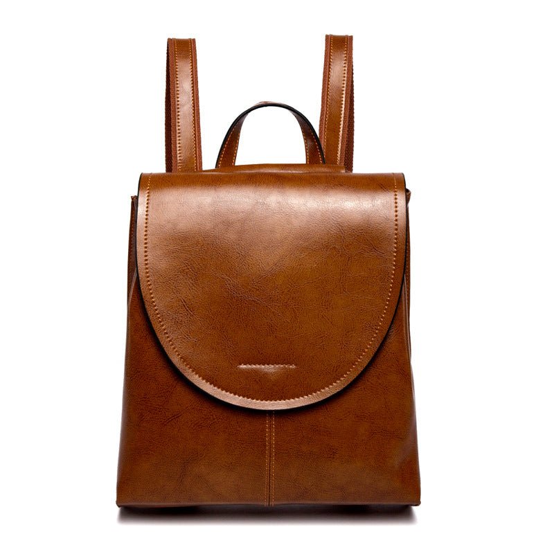 Luxe Dames Lederrucksack met Ruime Binnenruimte en Verstelbare Schouderbanden 4