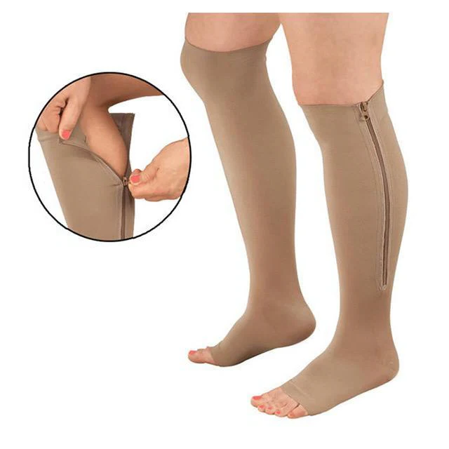 Luxe Leonie – Unisex Compressiekousen – Rits Sluiting Voor Optimale Ondersteuning 2