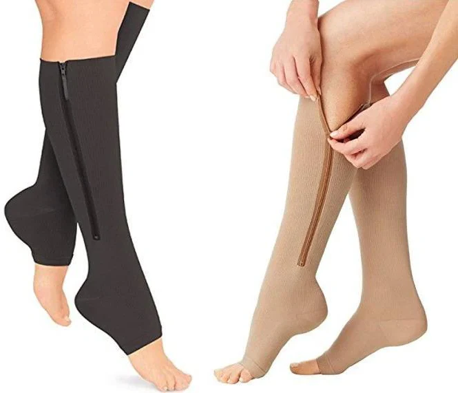 Luxe Leonie – Unisex Compressiekousen – Rits Sluiting Voor Optimale Ondersteuning 3