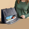Luxe Lederen Schoudertas Dames - 3-in-1 Handtas Met Geïsoleerd Compartiment 6