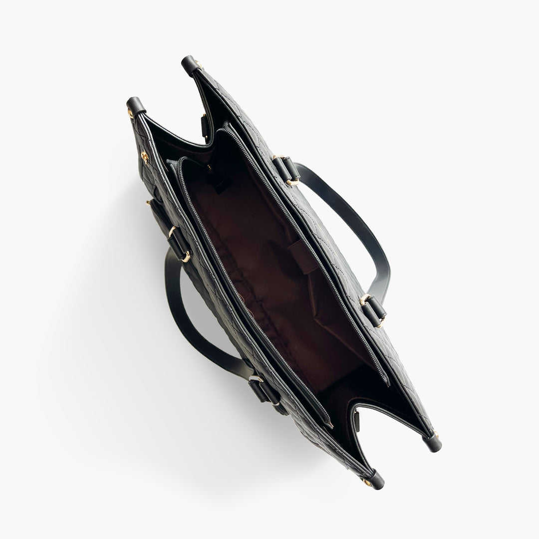 Luxe Lederen Schoudertas Dames - 3-in-1 Handtas Met Geïsoleerd Compartiment 3