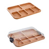 Multifunctionele Houten Snijplank Met Vakken Voor Snacks - Duurzaam Bamboehout 6