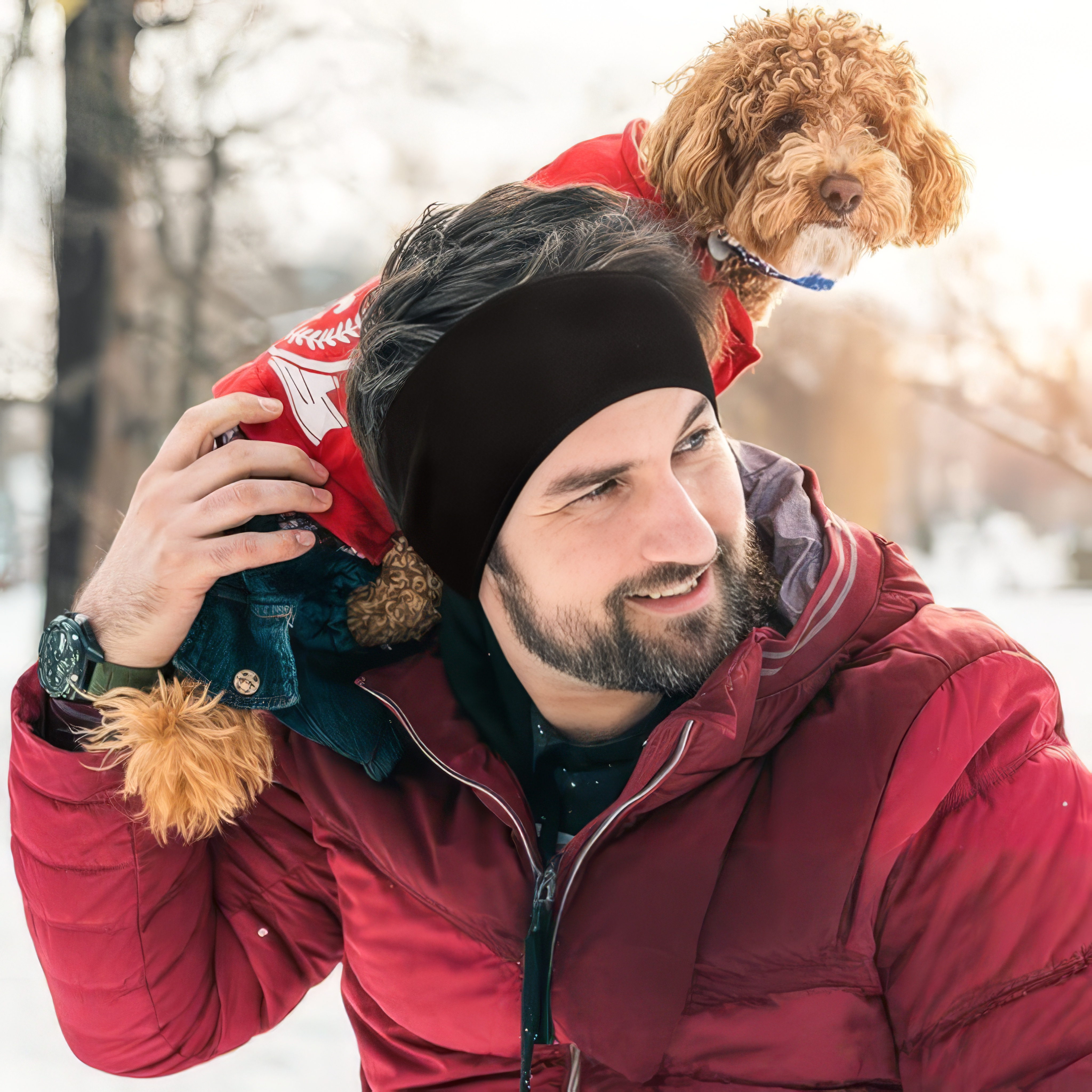 Pola – Dames Hoofdband – Warm Fleece Voor Hardlopen en Buitenactiviteiten 2