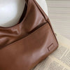 VintageVibe Leren Schoudertas Dames - Ruime Vintage Hobo Tas-4
