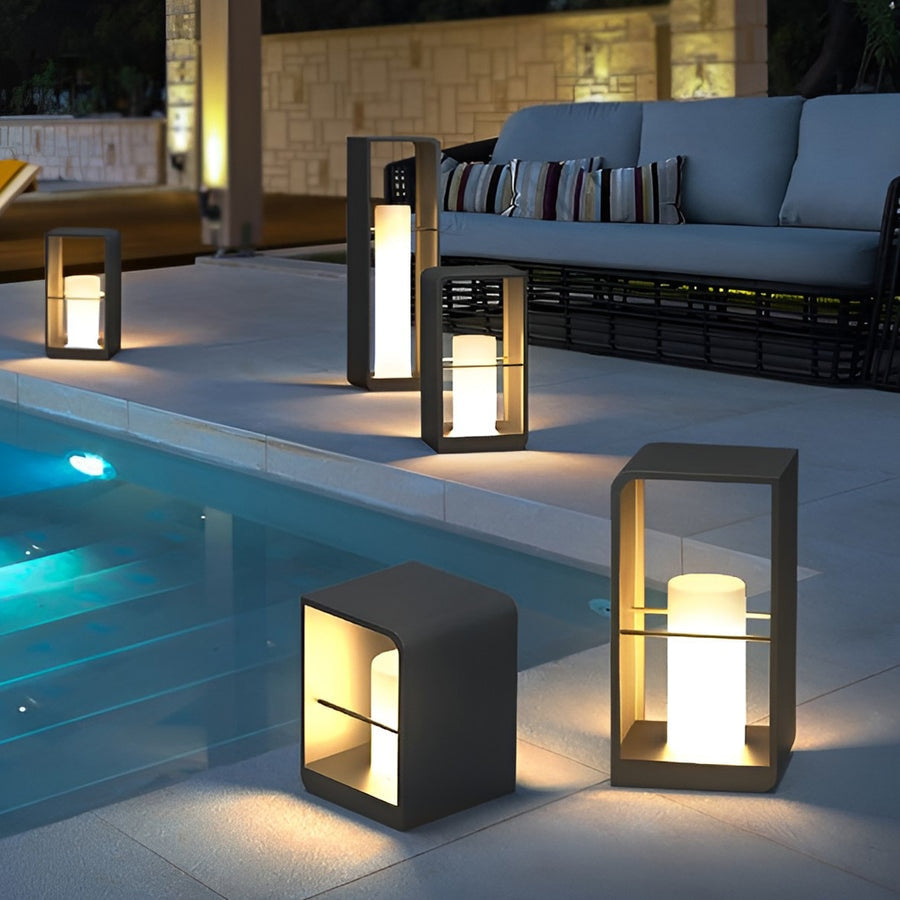 Waterdichte LED Tuinlamp Zonne-energie - Moderne Tuinverlichting voor Buiten-6