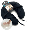 Hoodie Reiskussen - Nekkussen Voor Vliegtuig Met Memory Foam En Hoodie Ontwerp 2