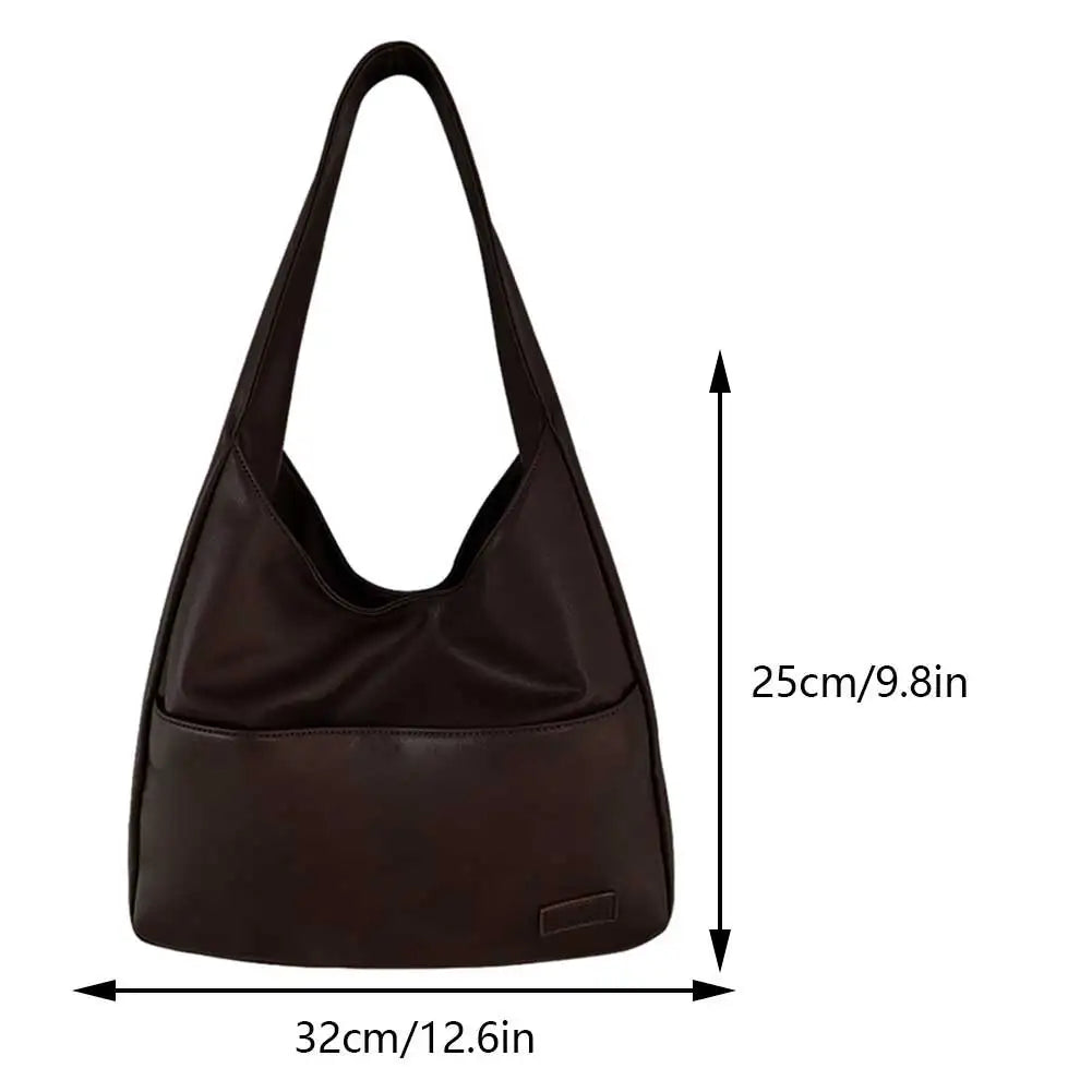 Variant image for VintageVibe Leren Schoudertas Dames - Ruime Vintage Hobo Tas-5