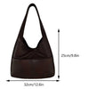 Variant image for VintageVibe Leren Schoudertas Dames - Ruime Vintage Hobo Tas-5
