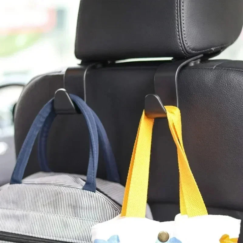 Auto Accessoires - Verborgen Haken Organisator voor Stoelen, Zwart, 11 cm-5