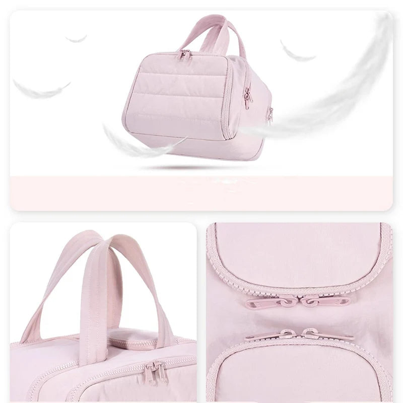 Draagbare Make-Up Tas voor Vrouwen - Grote Capaciteit en Slimme Indeling-4