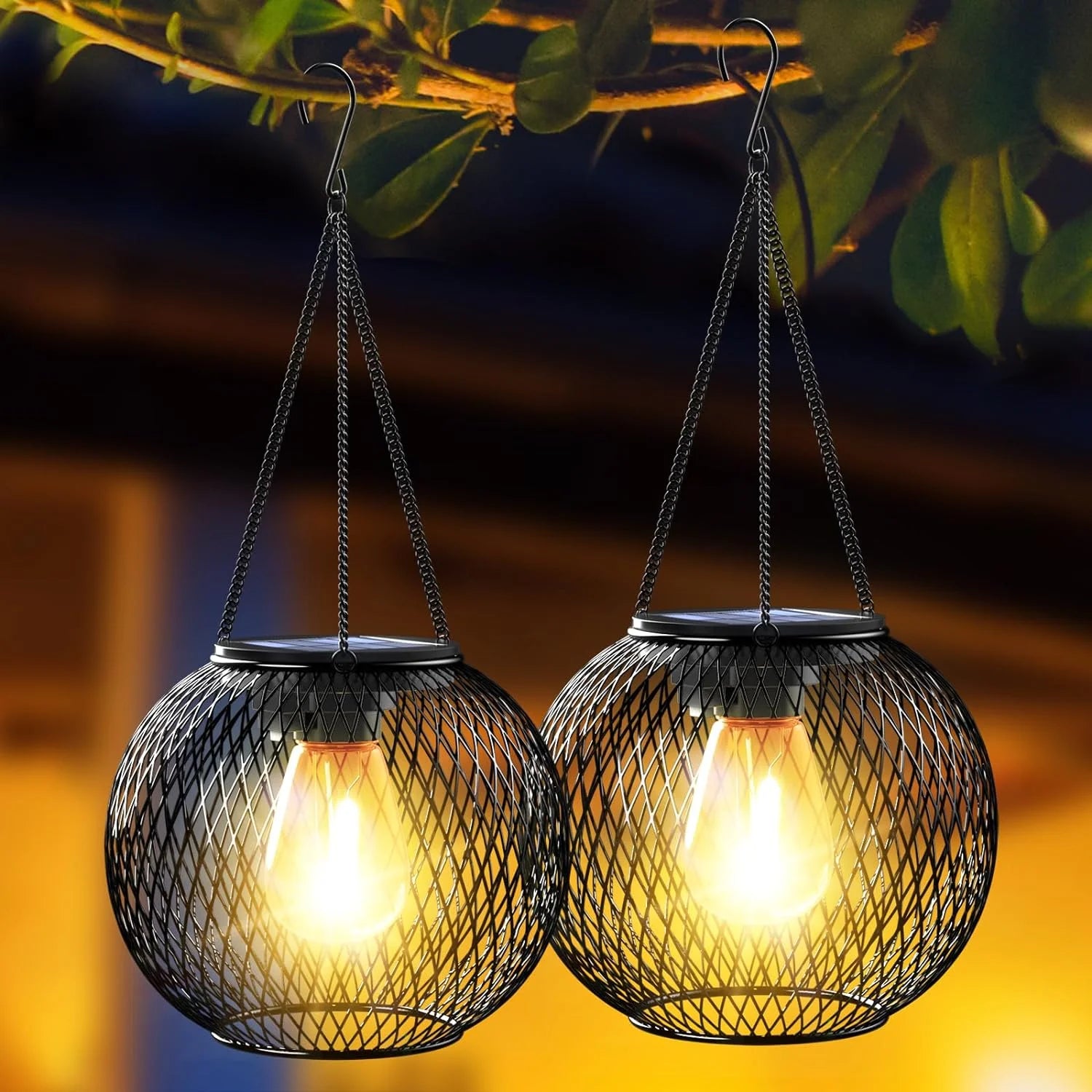 Waterdichte Solar Tuinverlichting Buitenlamp met Automatische Aan/Uit Functie-2