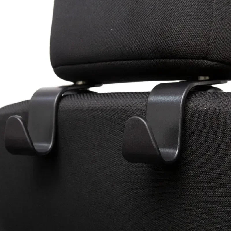 Auto Accessoires - Verborgen Haken Organisator voor Stoelen, Zwart, 11 cm-4