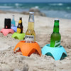 Draagbare Strandbekerhouder - Stabiele Drinkstandaard voor Flessen en Blikjes-3