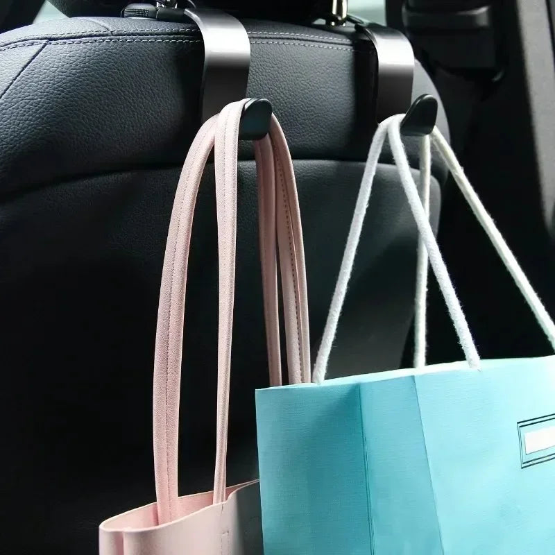 Auto Accessoires - Verborgen Haken Organisator voor Stoelen, Zwart, 11 cm-3