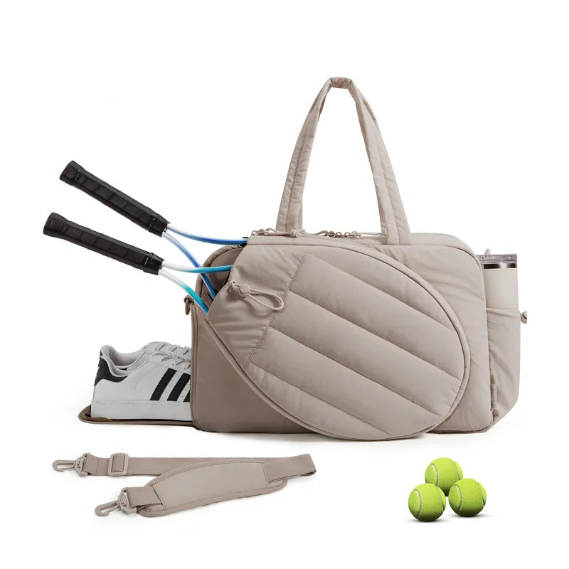 Sporttas Dames met Schoencompartiment en Waterdichte Zak voor Tennis en Weekenduitjes – Ruimte voor Kleding en Sportuitrusting 0
