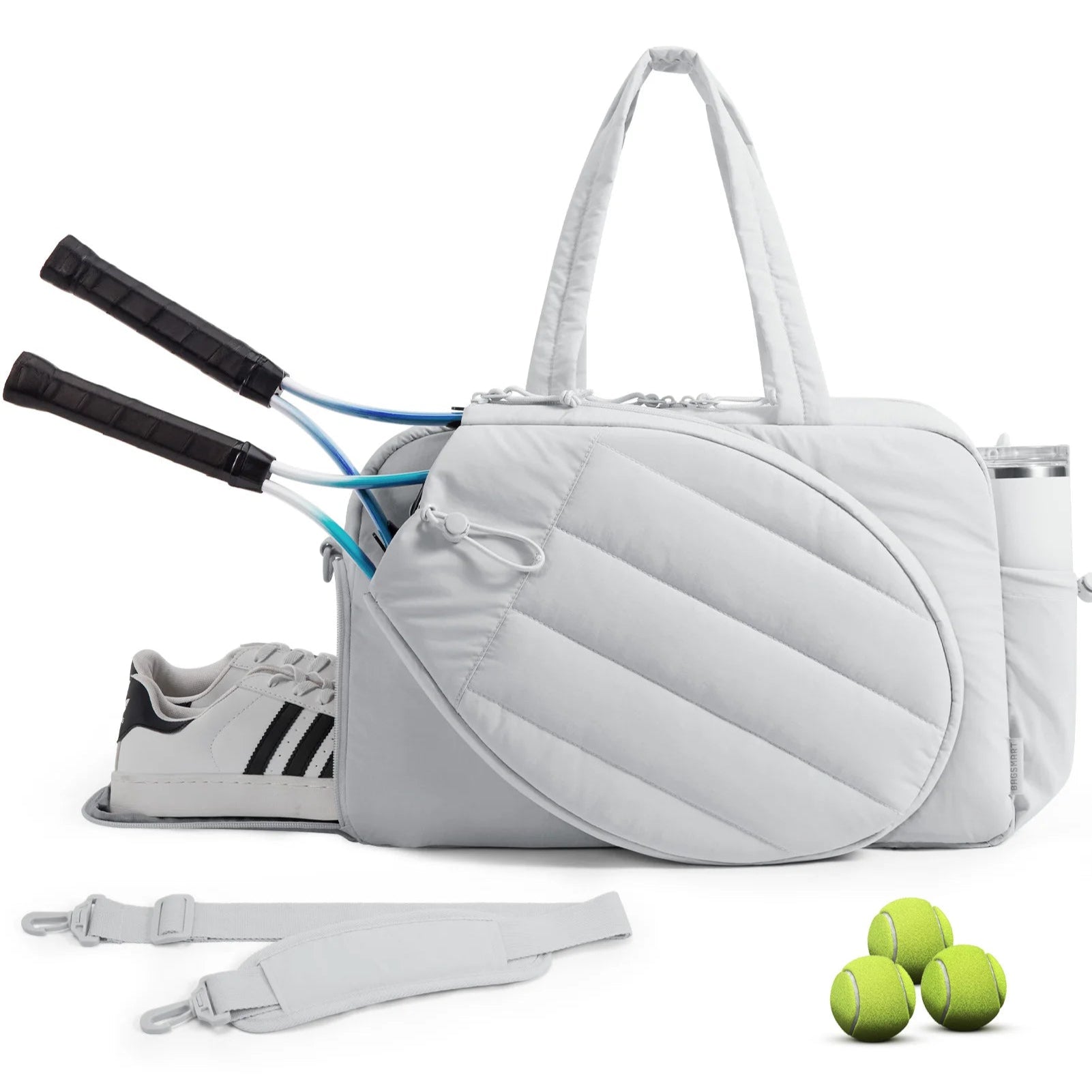 Sporttas Dames met Schoencompartiment en Waterdichte Zak voor Tennis en Weekenduitjes – Ruimte voor Kleding en Sportuitrusting 6