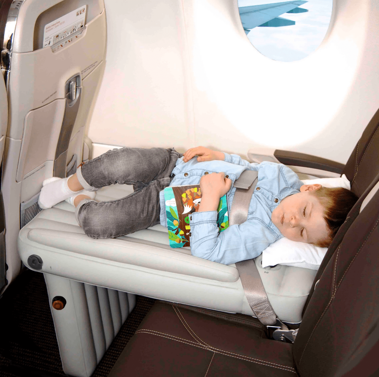 Spruc - Opblaasbaar Reisbed voor Baby met Comfortabele Matras 3