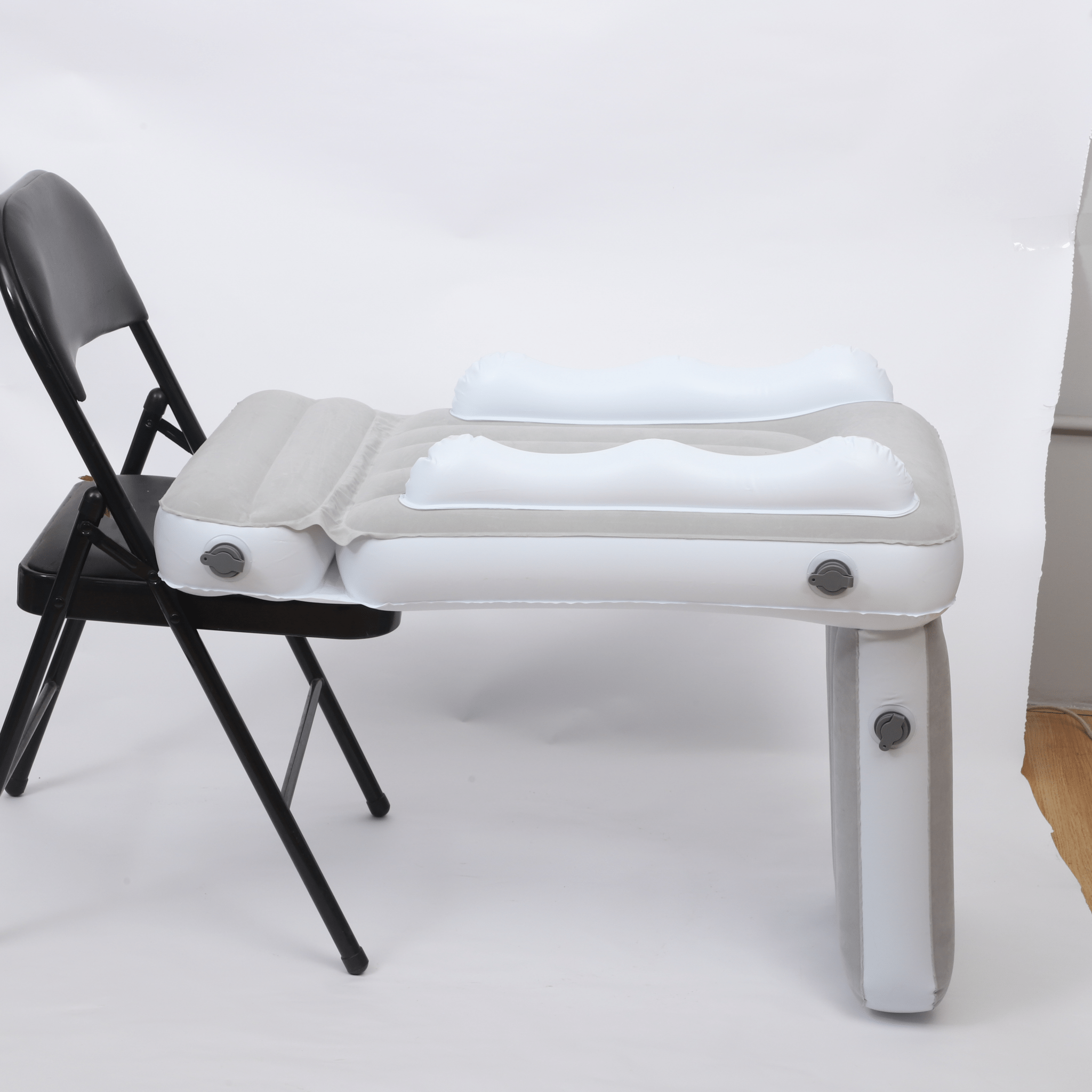 Spruc - Opblaasbaar Reisbed voor Baby met Comfortabele Matras 4