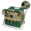 Vela - Faltbare Tuinstoel met Gereedschapstas voor Comfort en Functionaliteit 0