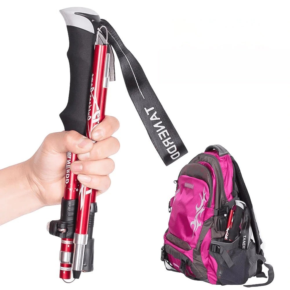 Verstelbare Faltbare Teleskop-Wandelstokken met Ergonomische Grip en Stabiliteit 2