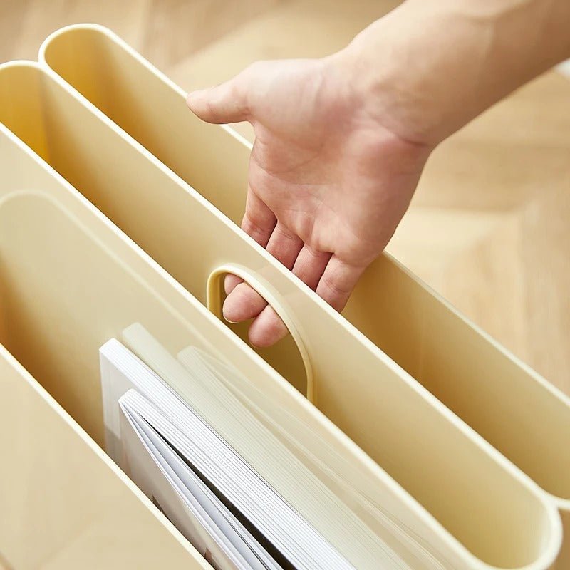 Vintage Boekenkast van Duurzaam ABS met 4 Vakken voor Stijlvolle Organisatie 8