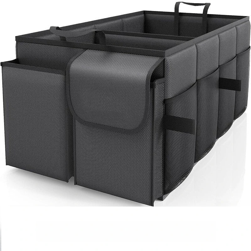 Vouwbare Auto Kofferbak Organizer met Grote Capaciteit – Duurzaam Polyester voor Camping en Reizen 7