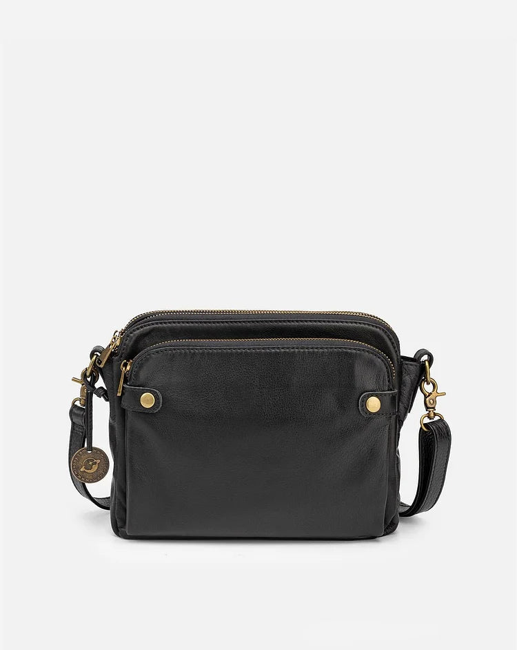 Variant image for AgentBag™ - Luxe Zwarte Leren Schoudertas Dames, Stijlvol & Praktisch-2