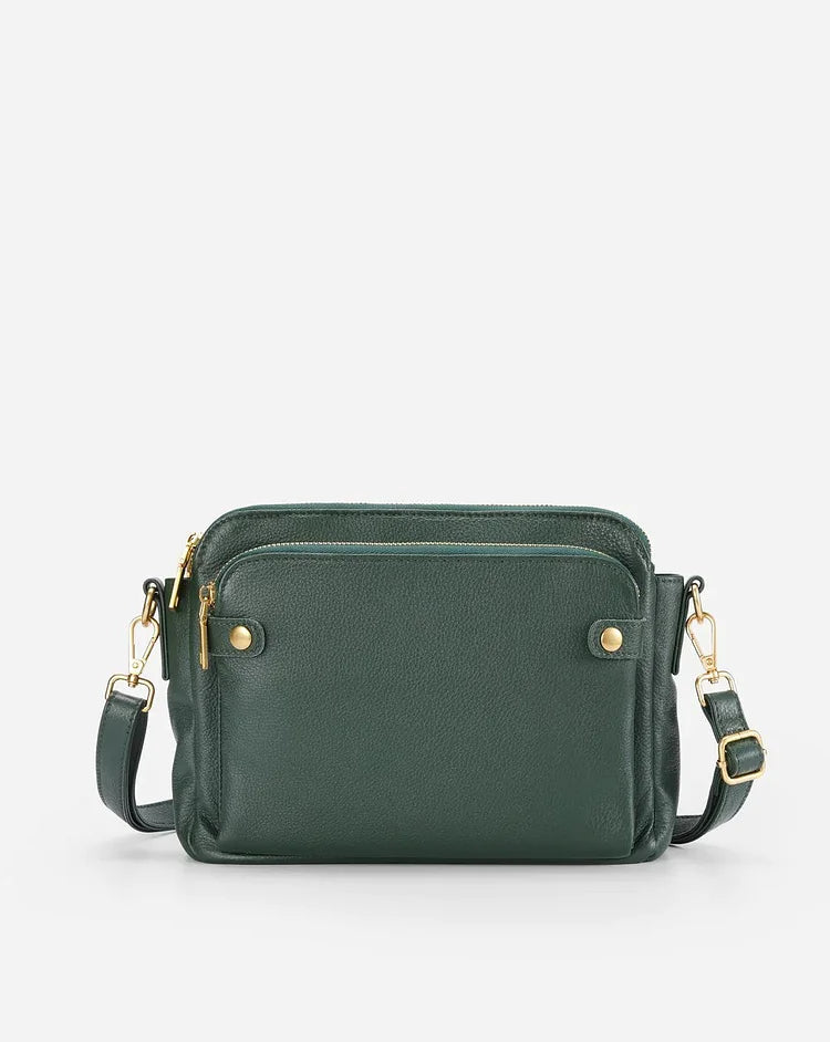 Variant image for AgentBag™ - Luxe Zwarte Leren Schoudertas Dames, Stijlvol & Praktisch-5