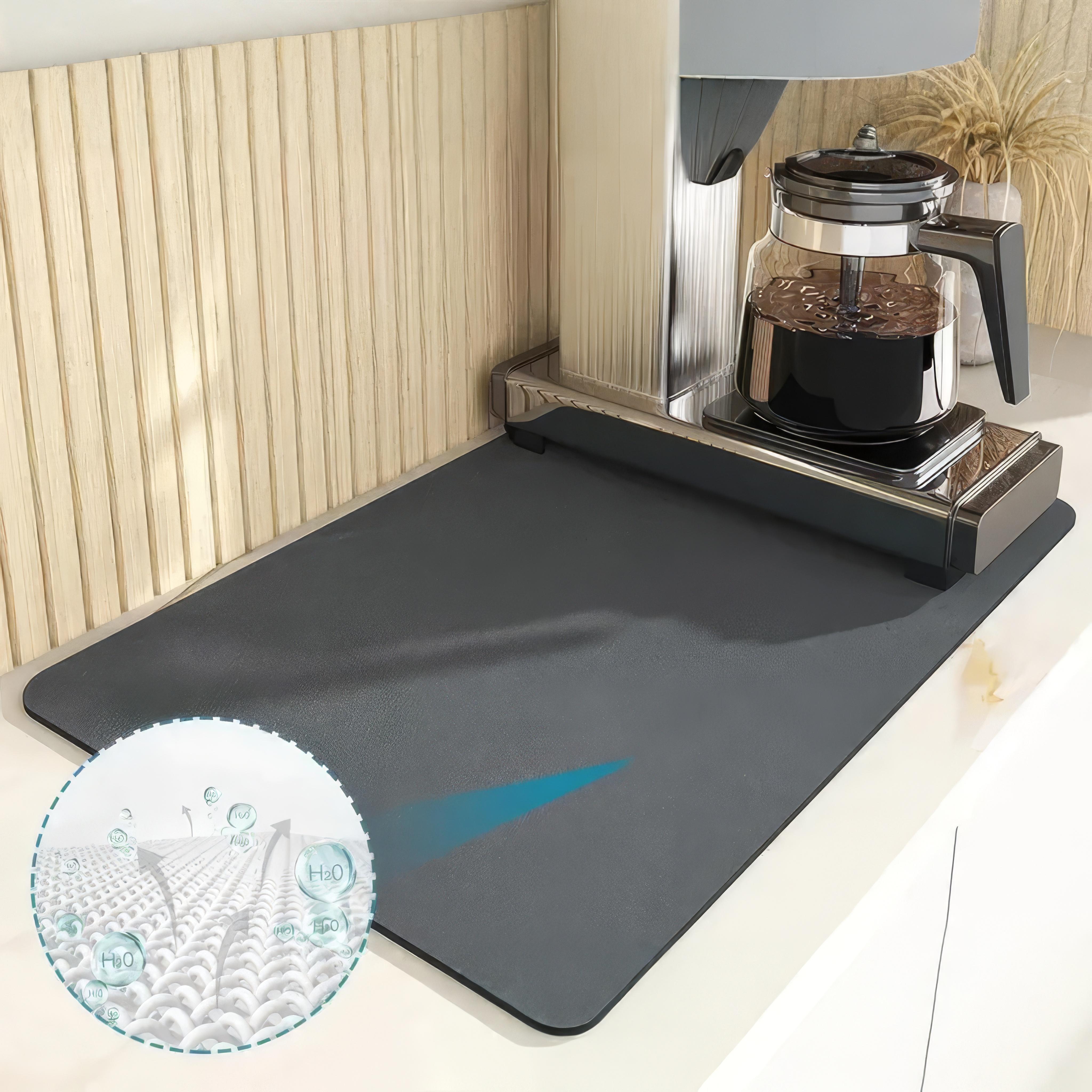 Tanzy - Superabsorberende antislip keukenmat voor koffiemachine