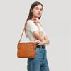 Sienna - Luxe zwarte schoudertas, praktisch en compact
