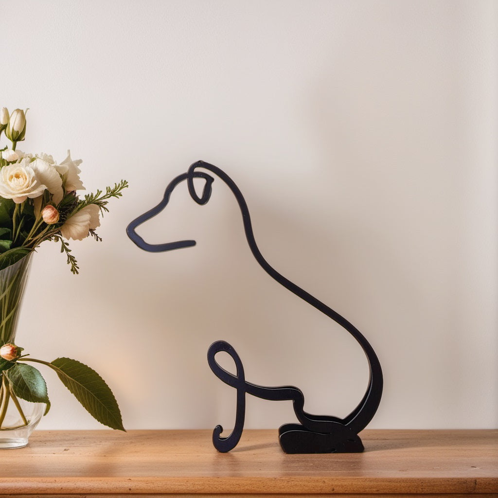 Variant image for Samisa Abstract Honden Beeld - Unieke Decoratieve Kunst voor Thuis-2