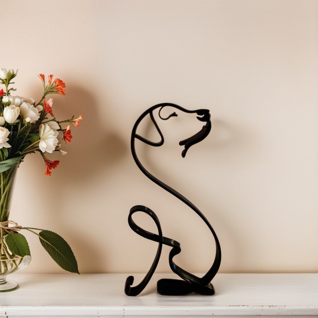 Variant image for Samisa Abstract Honden Beeld - Unieke Decoratieve Kunst voor Thuis-1